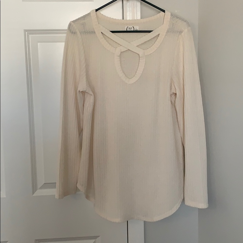 Maurices waffle knit